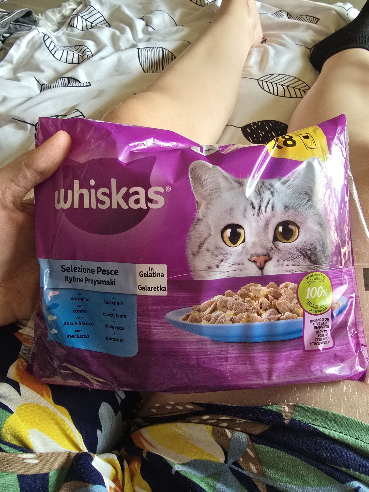 Mokra karma dla kotów Whiskas ( 8x85g-680g)