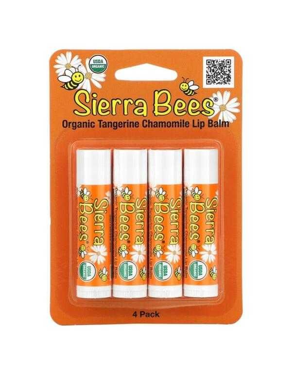 Органічні бальзами для губ, бальзам для губ, sierra Bees,iherb