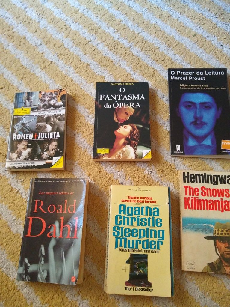 Vendo livros literatura em português e inglês