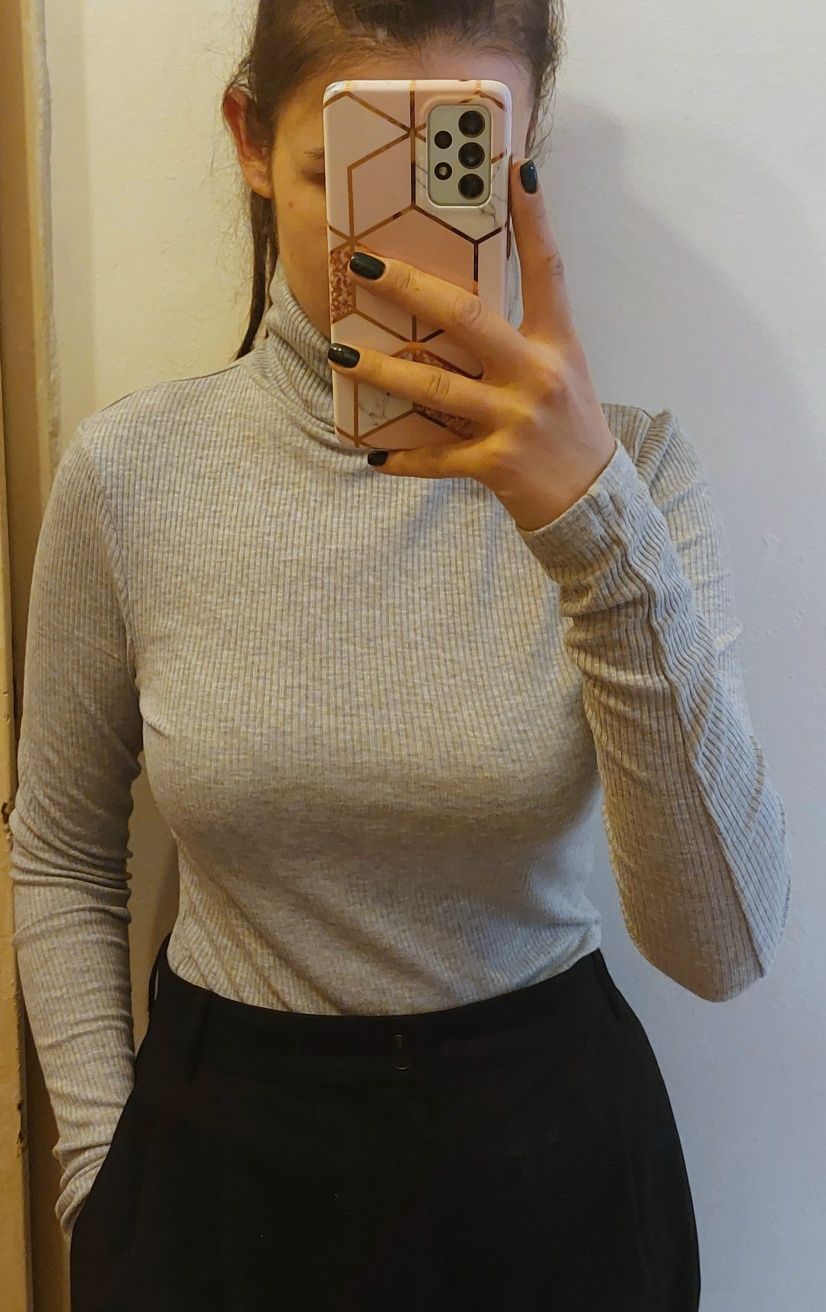 Szary golf,  H&M