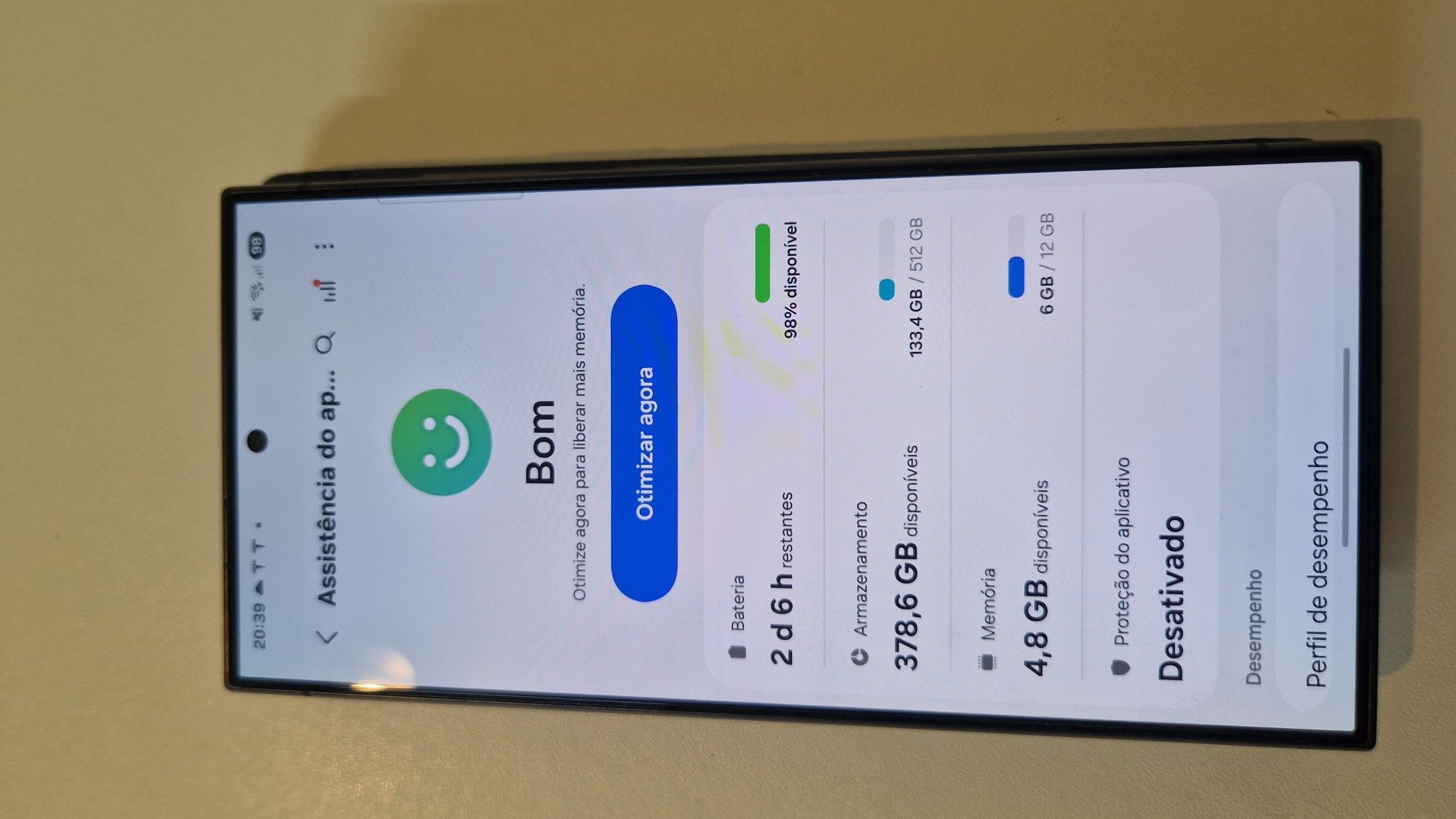 Samsung s24 ultra com 512GB armazenamento como novo