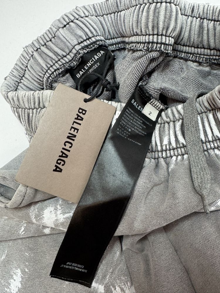 Шорти Balenciaga Basic Logo Grey Baggy S M L Dirty fit