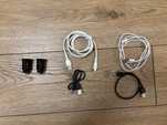 4 x kabel 2x ładowarka samochodowa Baseus Grain Car Charger