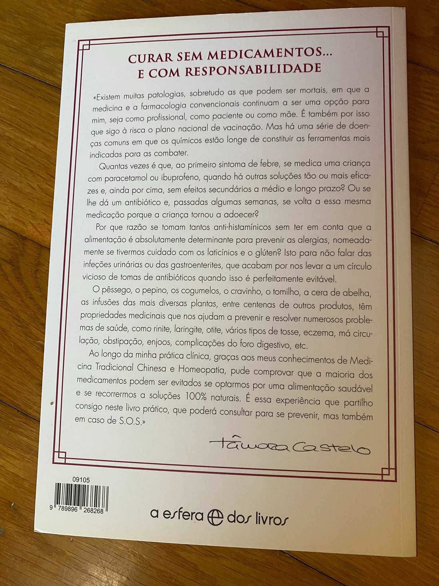 Livro " Curar sem medicamentos"