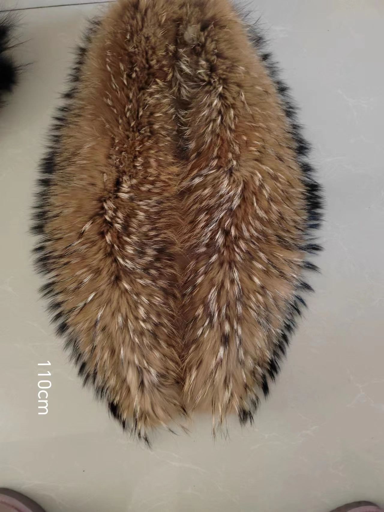Kołnierze futrzane naturalne z jenota do płaszcza kurtki ramoneski