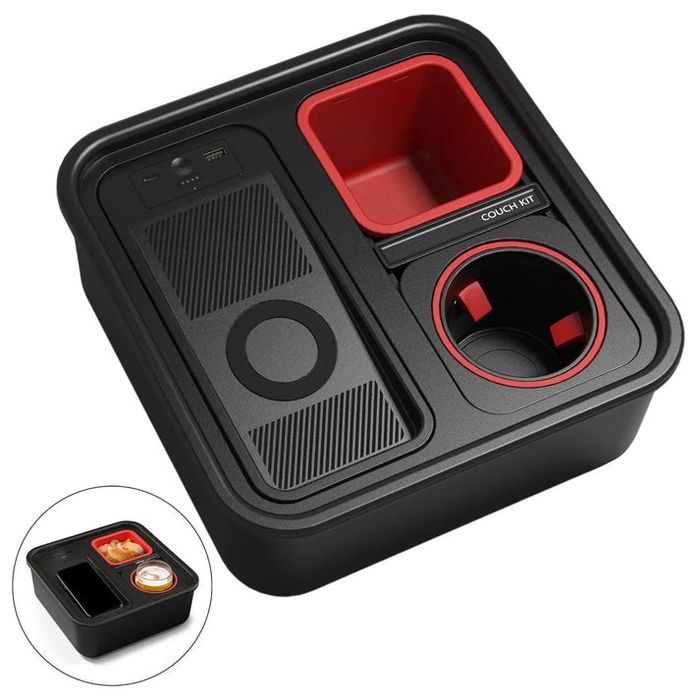Suporte de copo auto balanceamento dividido antiderrapante sofá de arm