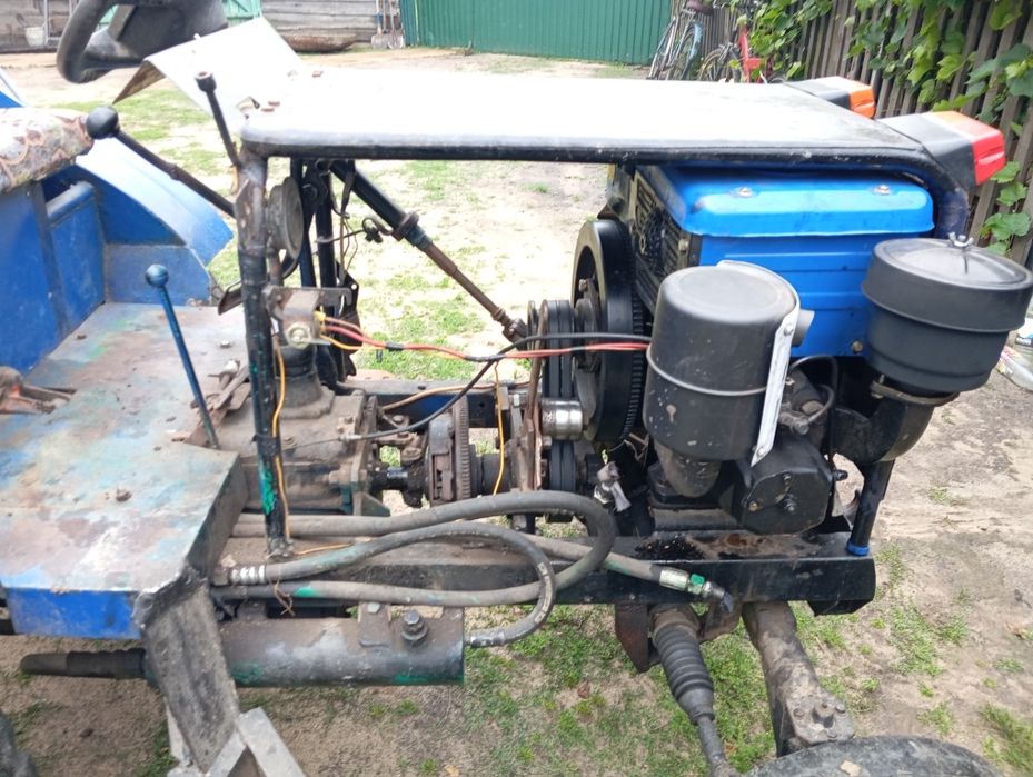 продам саморобний трактор мотор від мотоблока