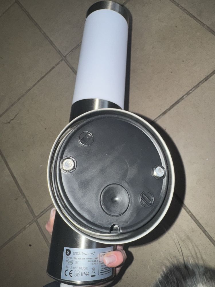 Kinkiet zewnętrzny Smartwares - Stal nierdzewna - z czujnikiem ruchu