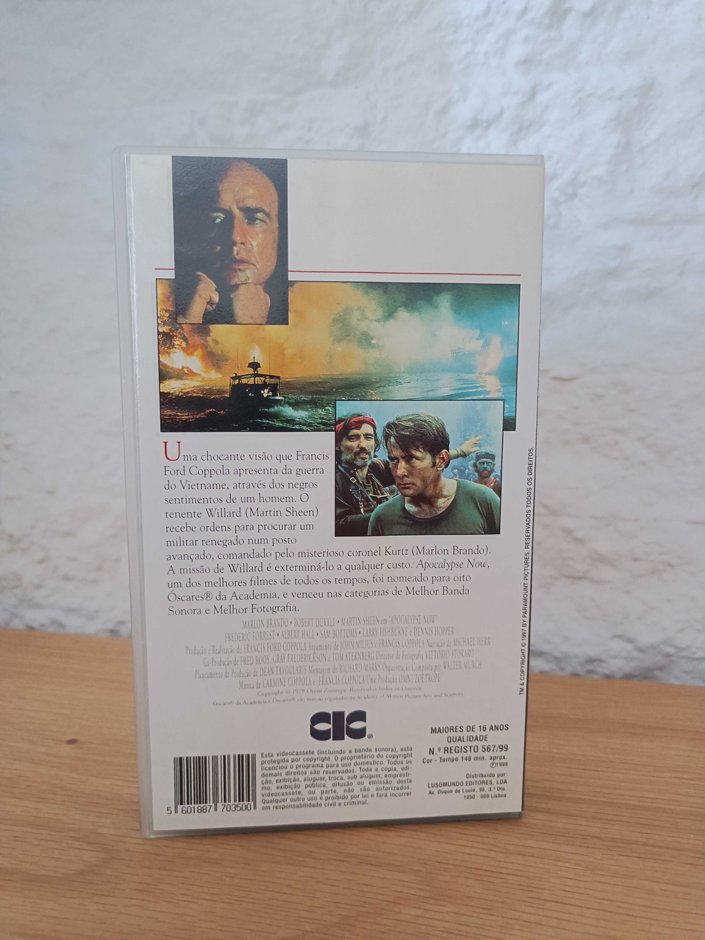 Filme VHS Apocalypse Now Francis Ford Coppola