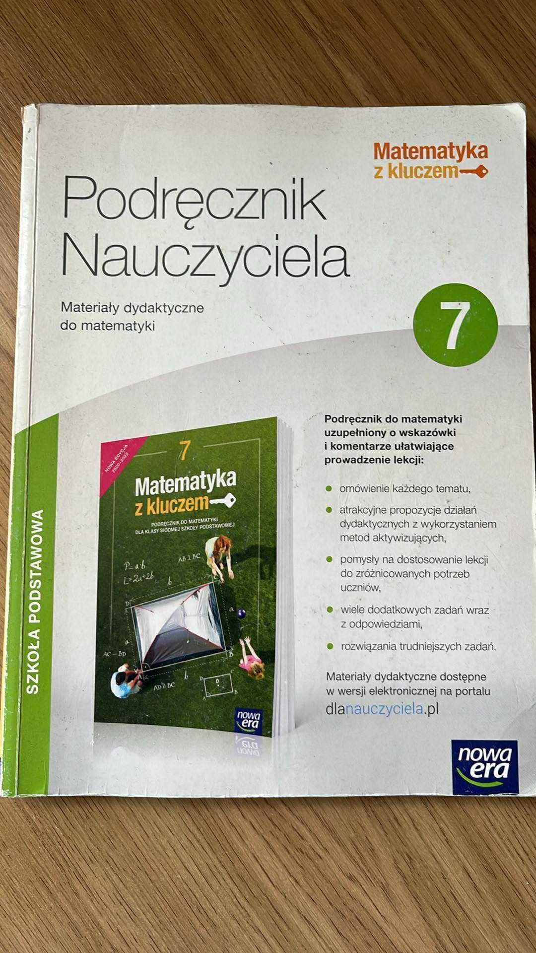 Podręcznik nauczyciela - Matematyka z kluczem kl. 7 Nowa Era
