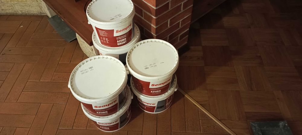 Sprzedam tynk silikonowy Sempre Azuro 25kg +grunt 10kg