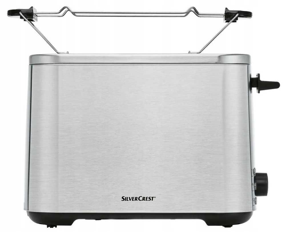 Toster SilverCrest STE 850 E1 srebrny szary 850 W