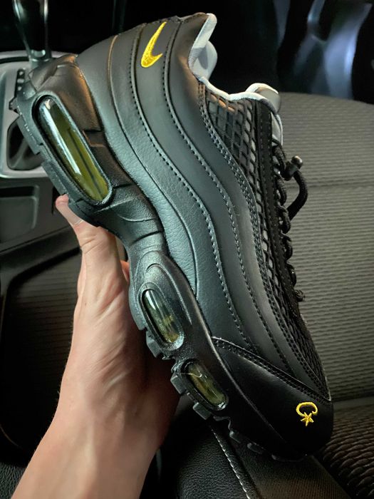 (БЕЗ ПЕРЕДОПЛАТИ)Nike Air Max 95 corteiz найк аір макс кортез чорні