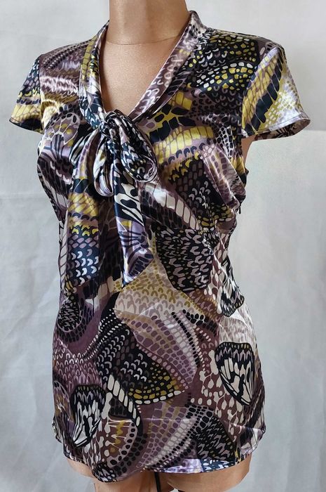 Nowa elegancka koszula bluzka satyna 18/46 44 next biurowa