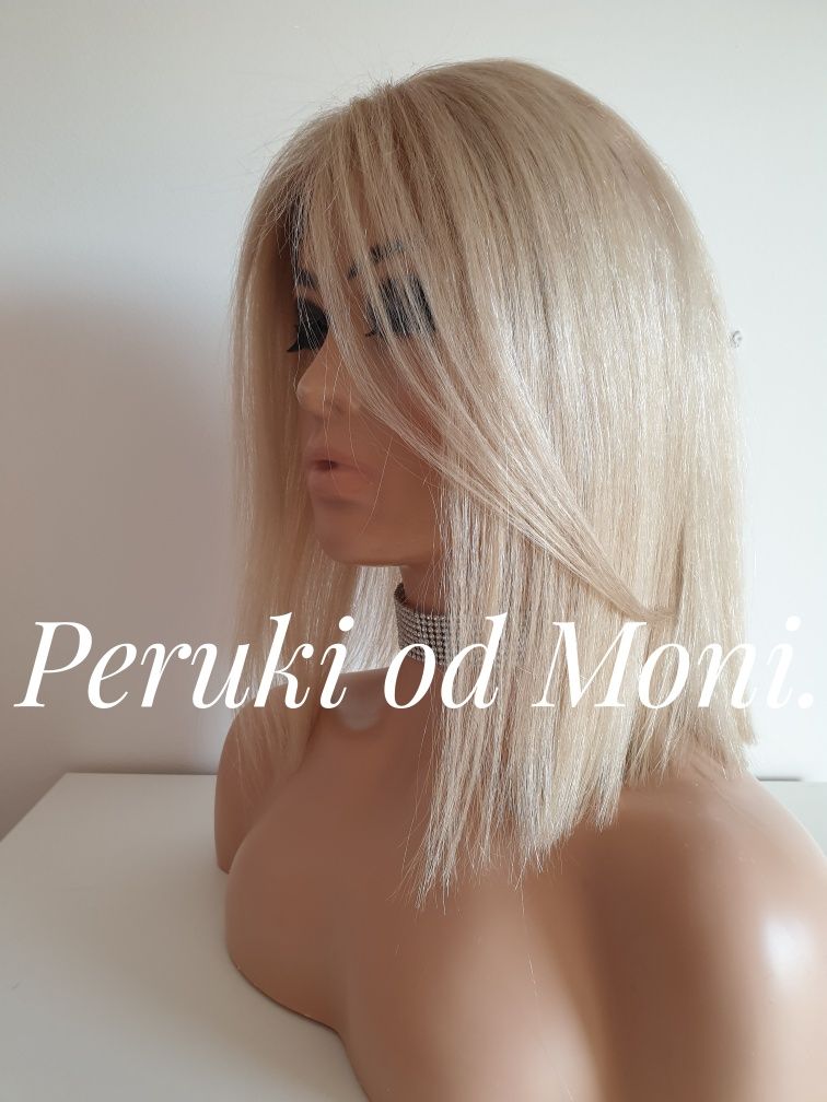 Peruka jasny bezowy blond naturalna