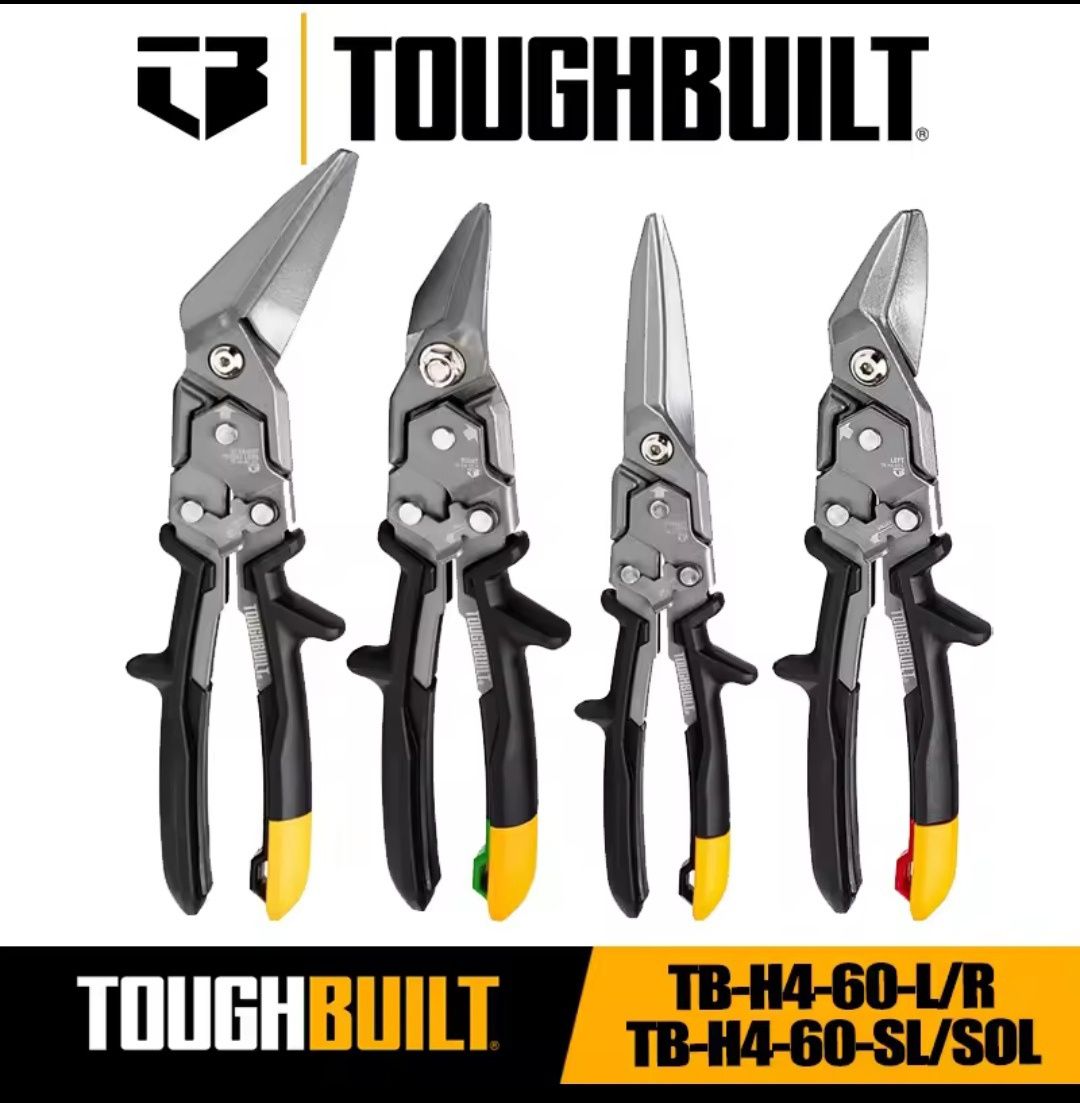 Ножиці по металу toughbuilt ножницы по металлу
