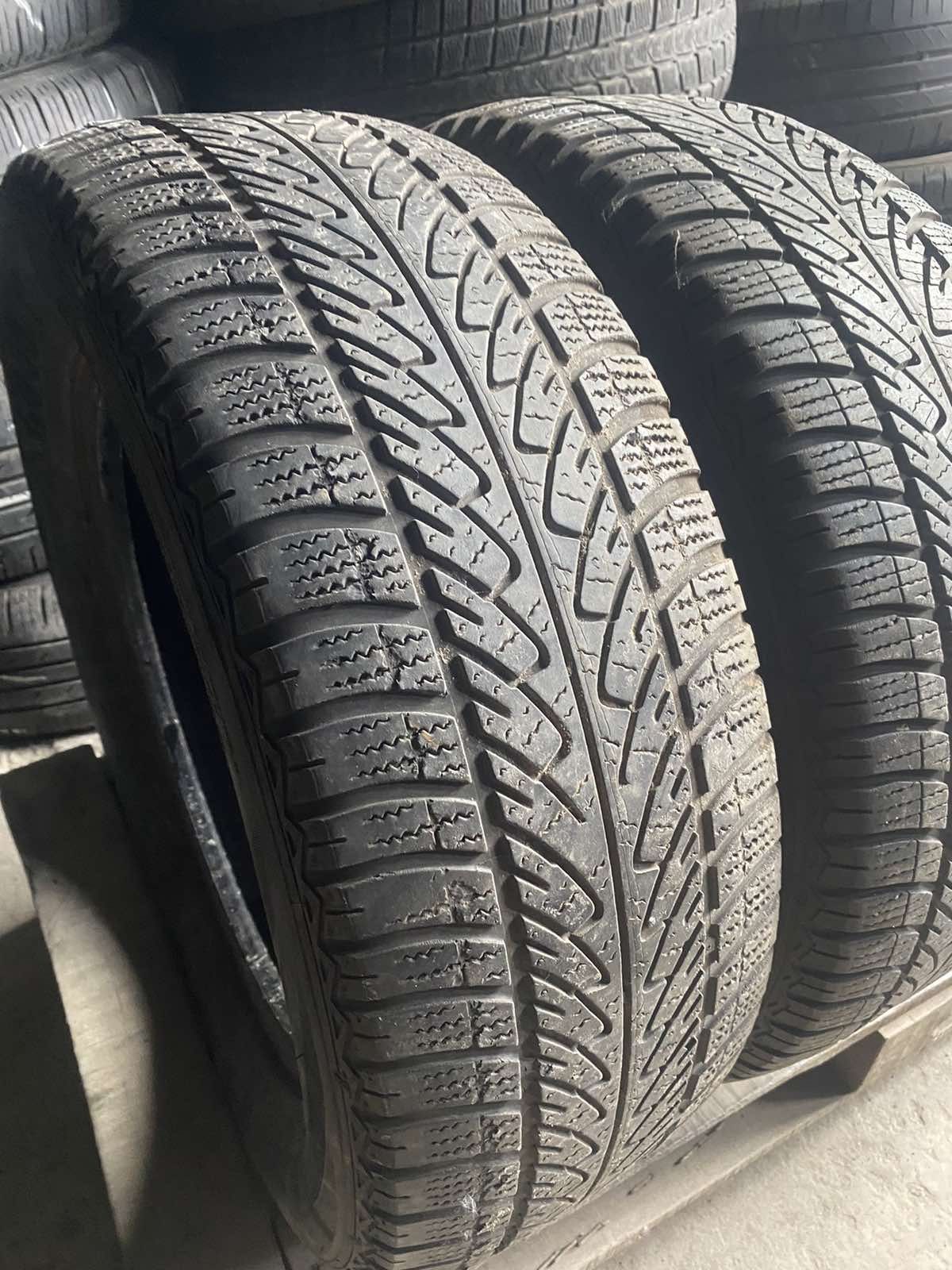 215.60.16 GoodYear 2шт зима БУ склад шины резина из Европы 60 R16