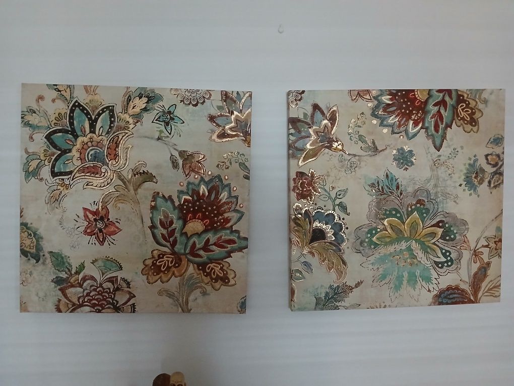 2- Quadros Flores relevo
