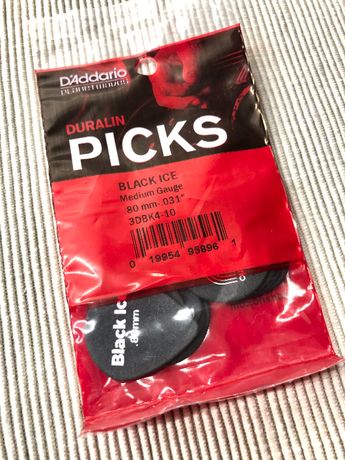 Palhetas D'Addario Black Ice Pack10 (OFERTA portes)