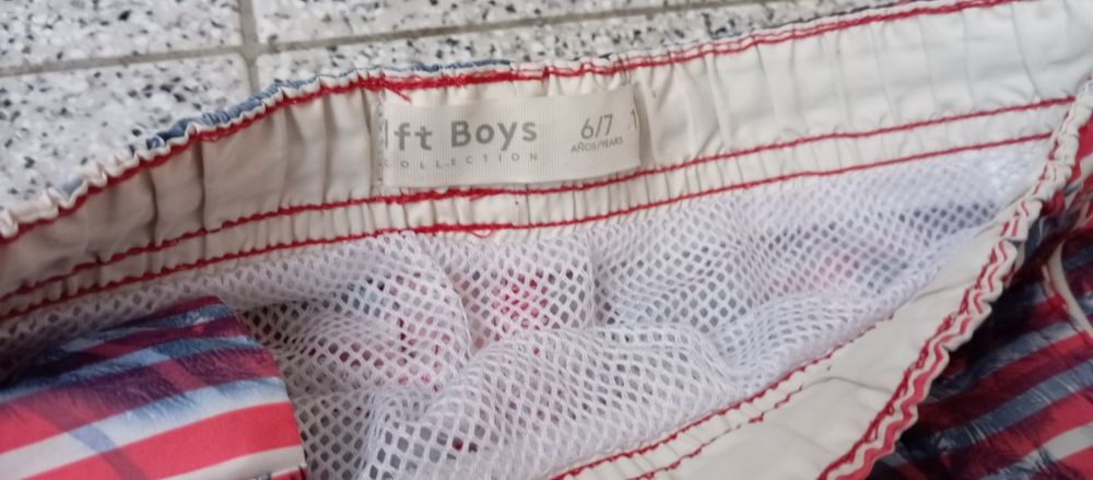 Calções de rapaz 6-7 anos