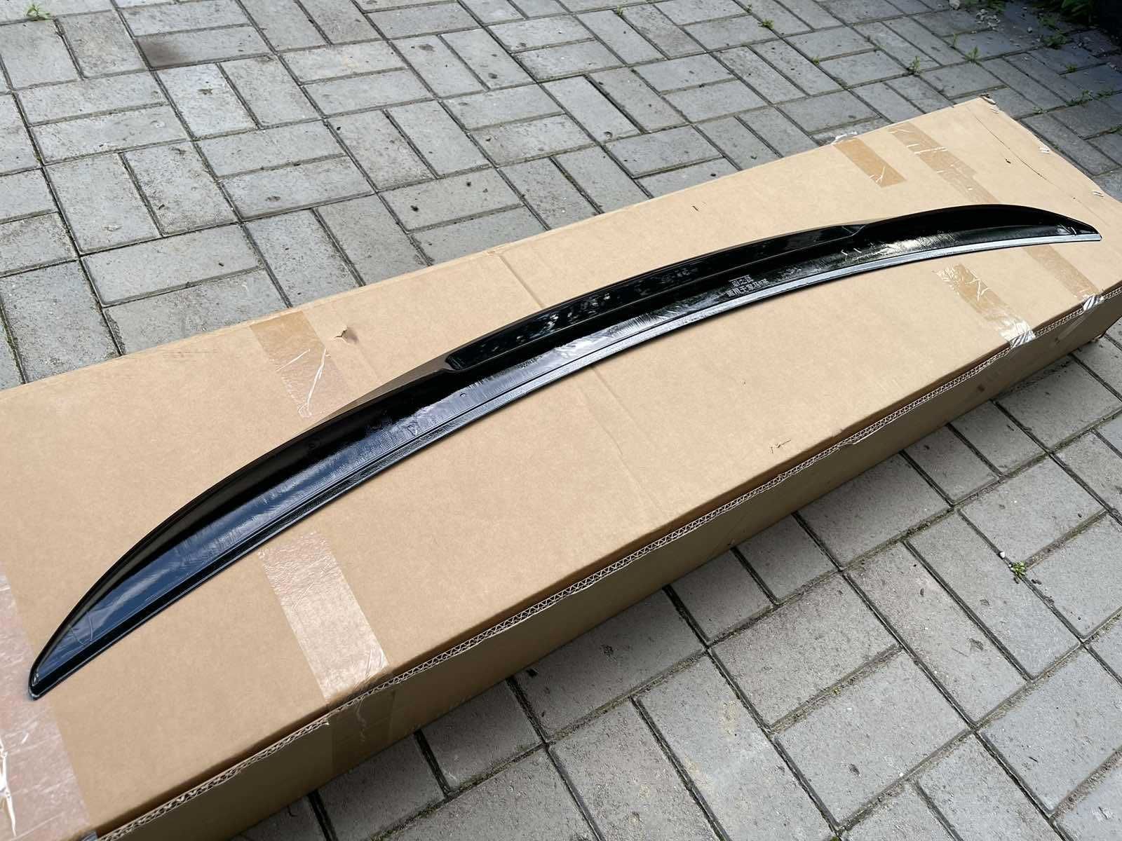Спойлер BMW G30 тюнінг сабля стиль Performance (пластик, чорний глянц)