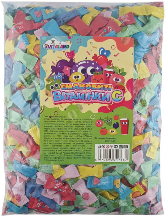 Фруктові цукерки. Смаковиті вітамінки С. Фруктики