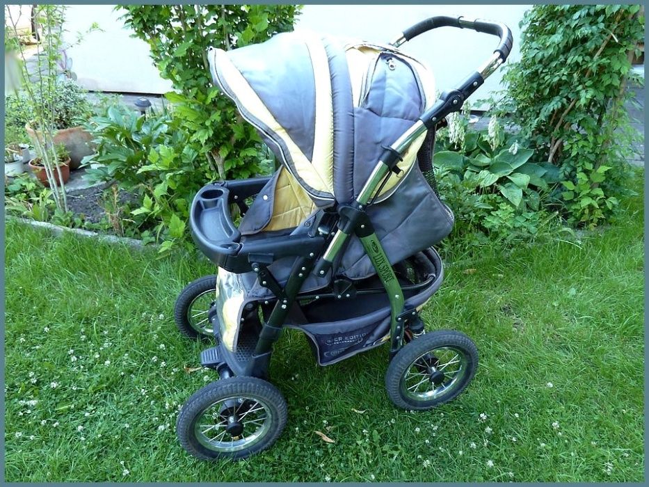 Wózek LUX Sport - Zipper Edition. Przekładana rączka przód/tył.