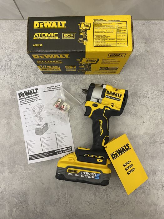 DeWALT DCF921/DCF923 3/8 20Vmax безщітковий гайковерт привезено з США