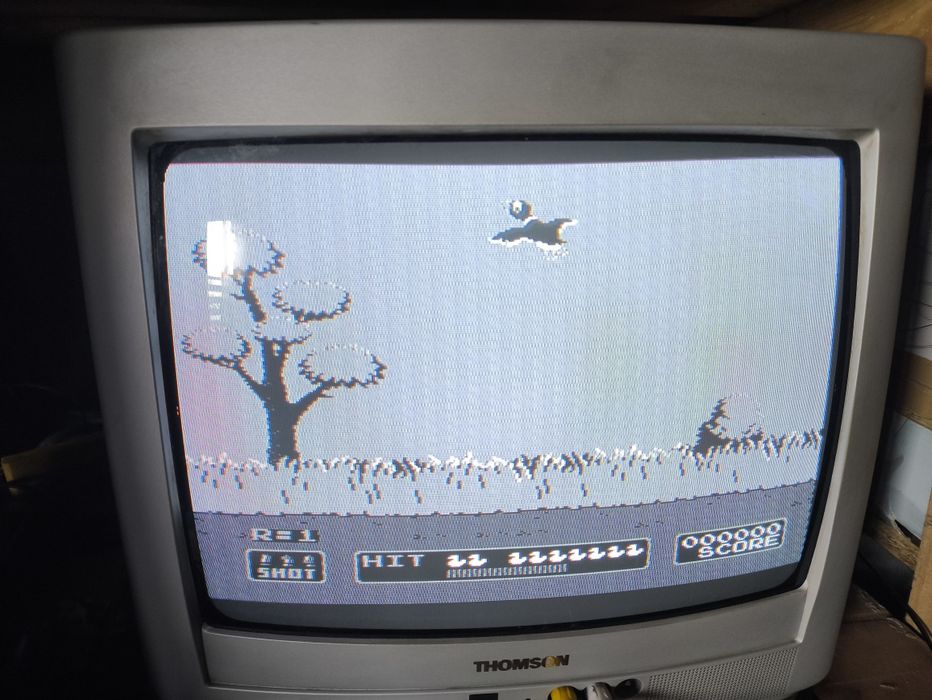 Telewizor crt Thomson 14 retro kolor i czarno biały