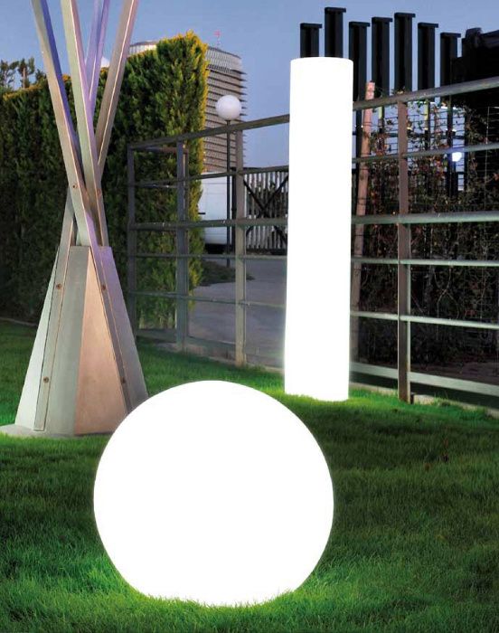 Kula podświetlana, lampa ogrodowa BALUX 30 cm - 5W LED, Made in Italy