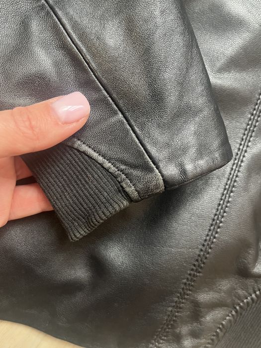 Шкіряна косуха, приталена