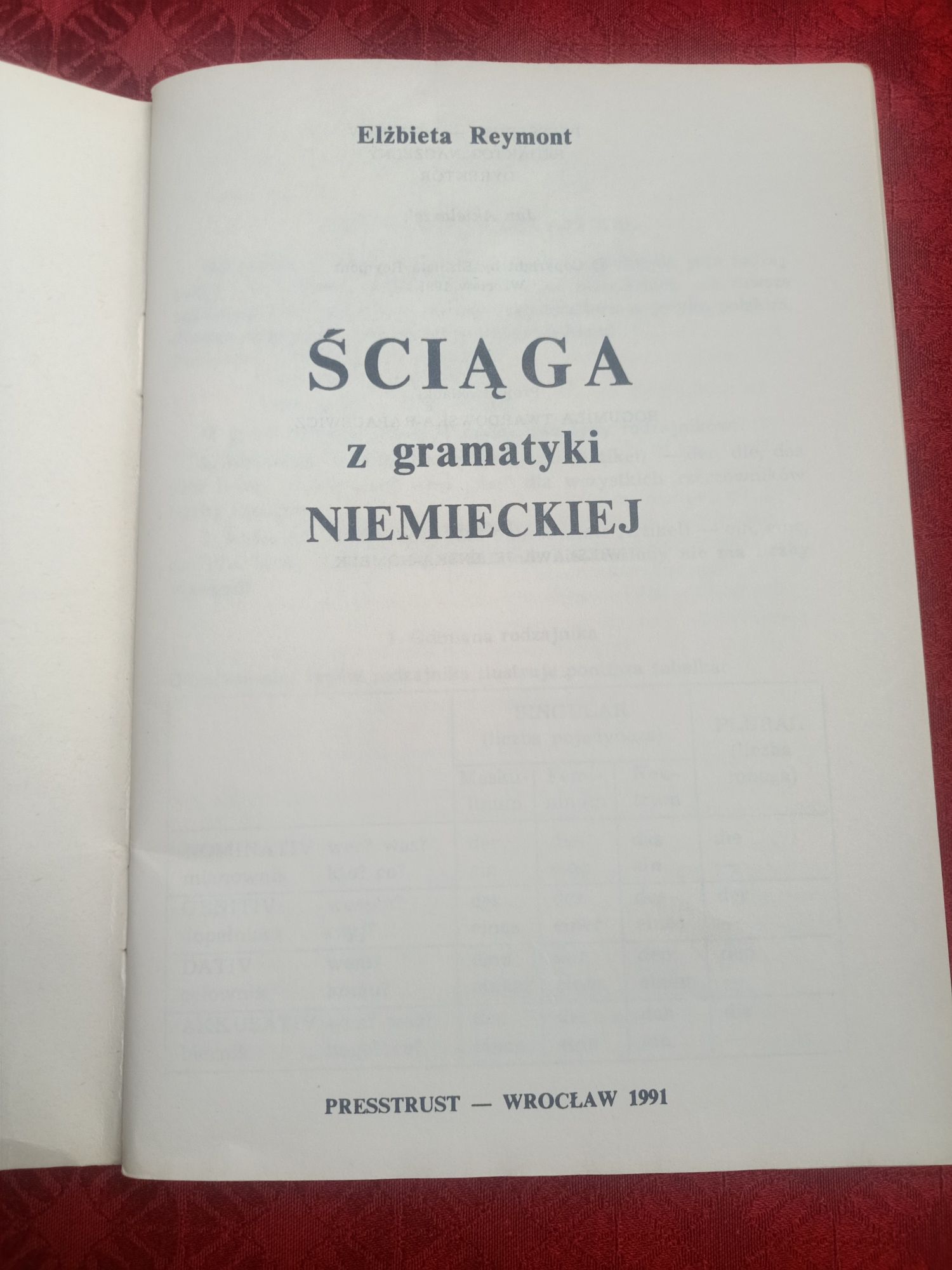 Ściąga z gramatyki niemieckiej
