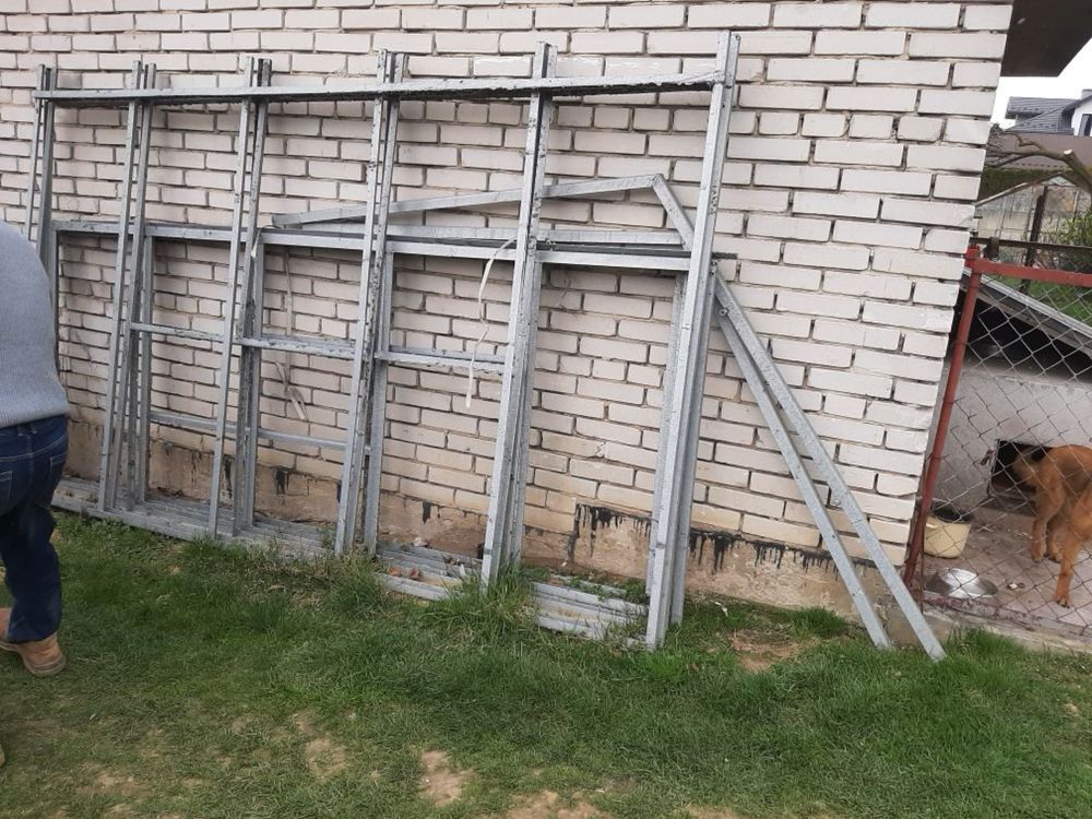 Sprzedam konstrukcjie stalową ocynkowaną na szklarnie 6x3