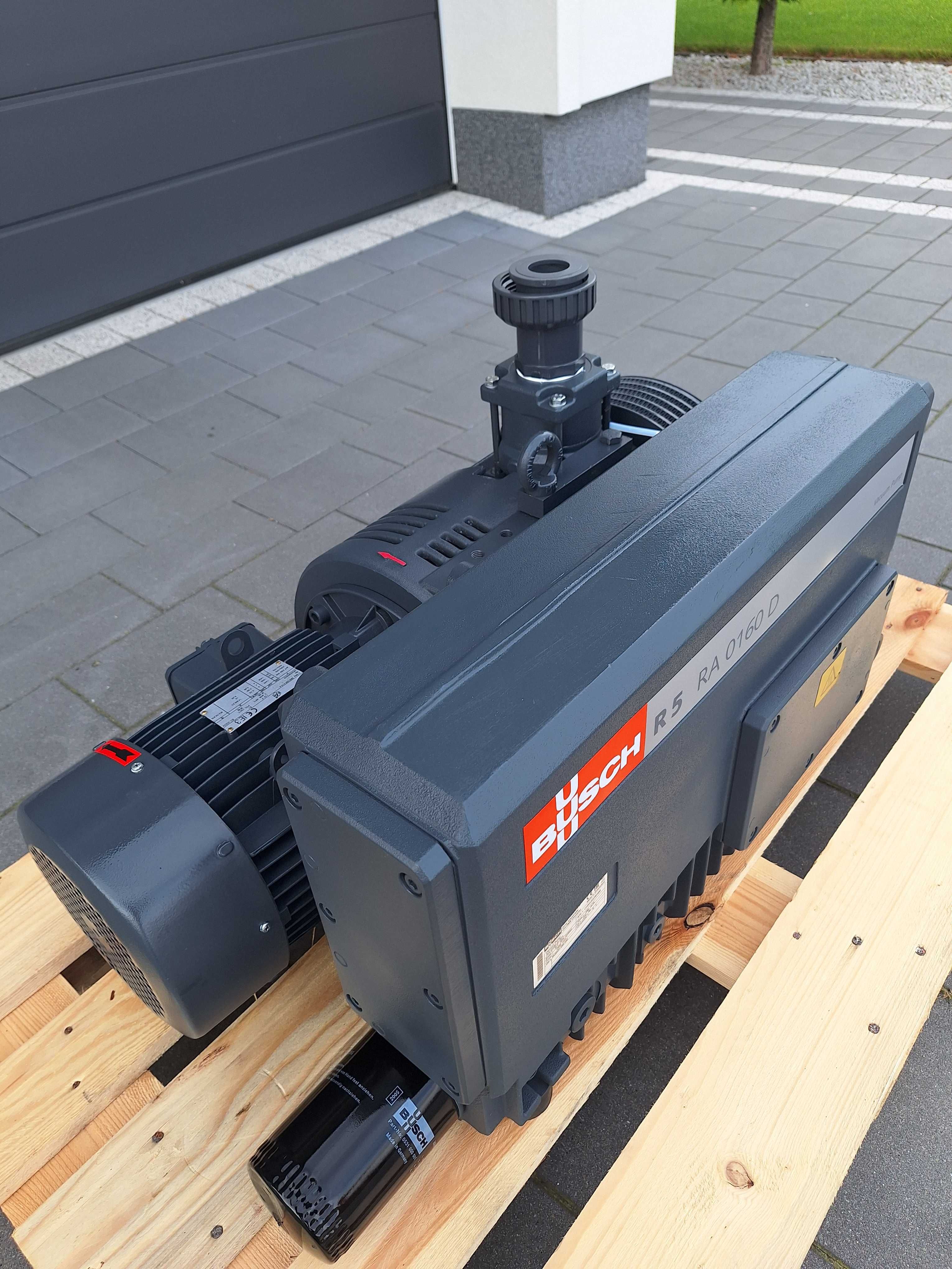 Pompa Próżniowa Olejowa Busch R5 RA Łopatkowa CNC Drukarni NOWA