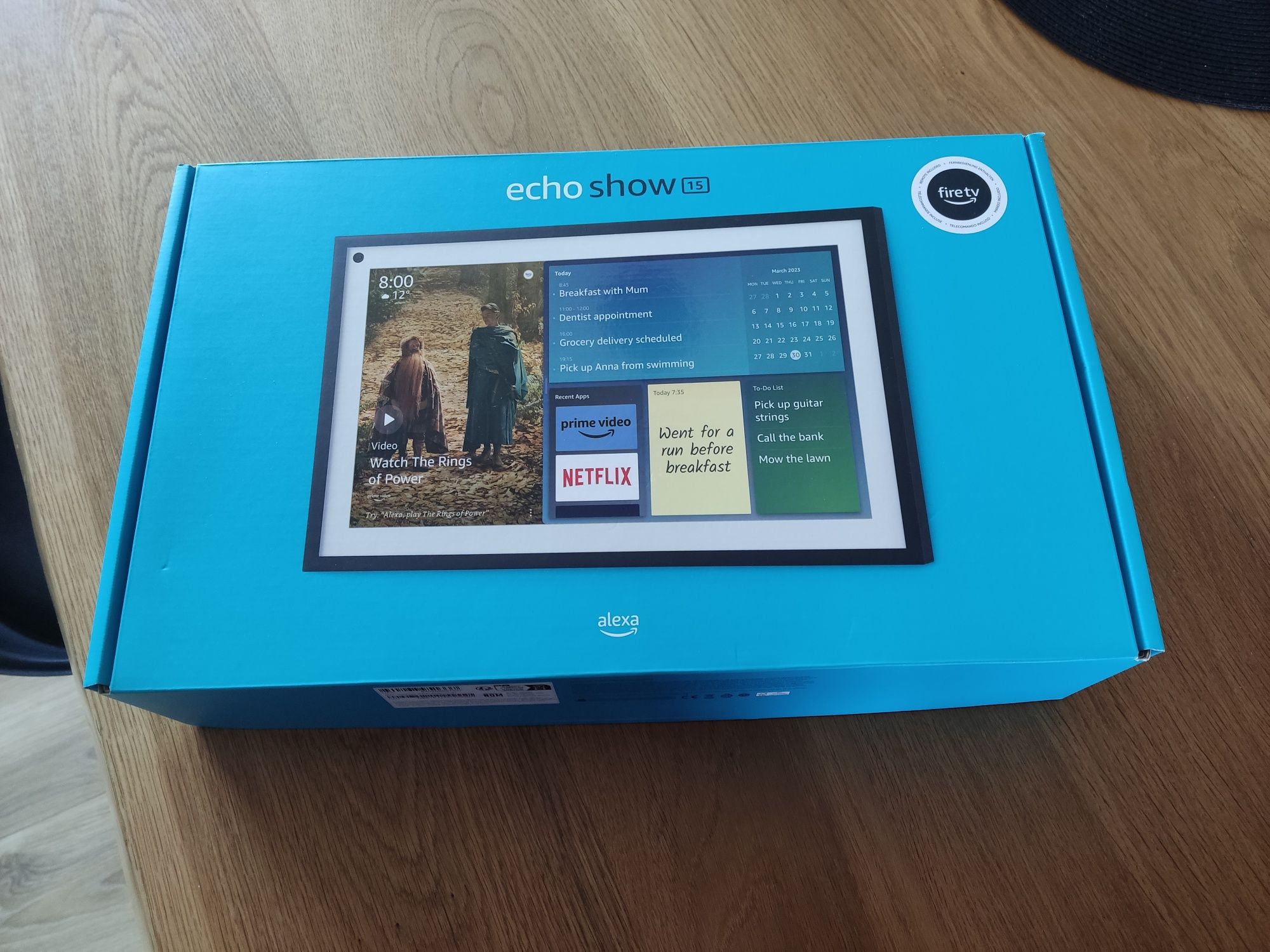 Alexa echo show 15