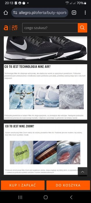 Buty Sportowe Damskie Nike Air Zoom Pegasus 34