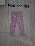Legginsy ocieplane dla dziewczynki 104 jesień/zima w kwiaty