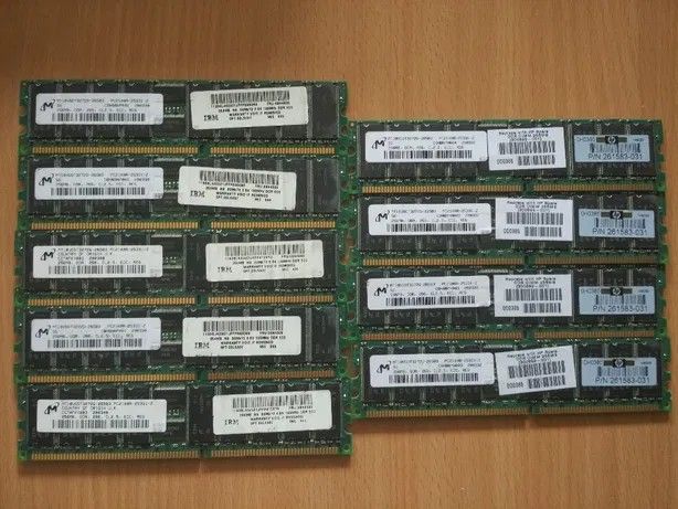 Память серверная 256MB DDR PC-2100R ECC Reg CL2.5