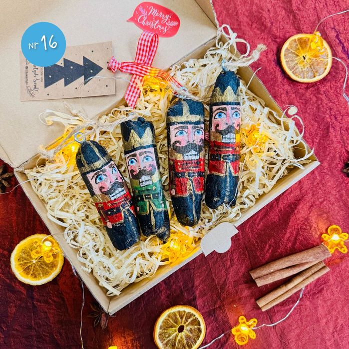 Morskie bombki prosto z bałtyckiej plaży [4 szt] LUKI SZTUKI