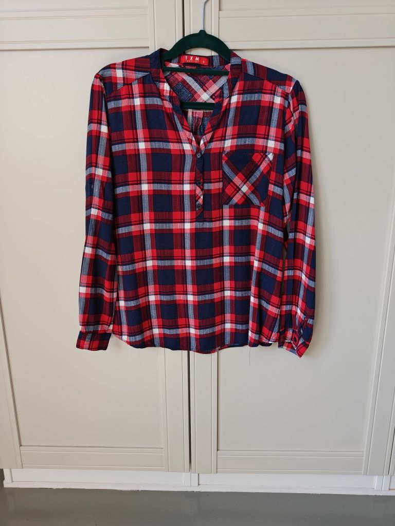 Damska koszula w kratę / TXM Fashion / roz.36