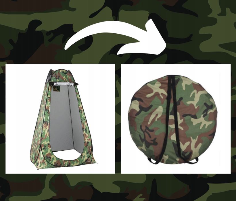 Namiot Plażowy Prysznic Turystyczny Toaleta Przebieralnia Przenośna WC