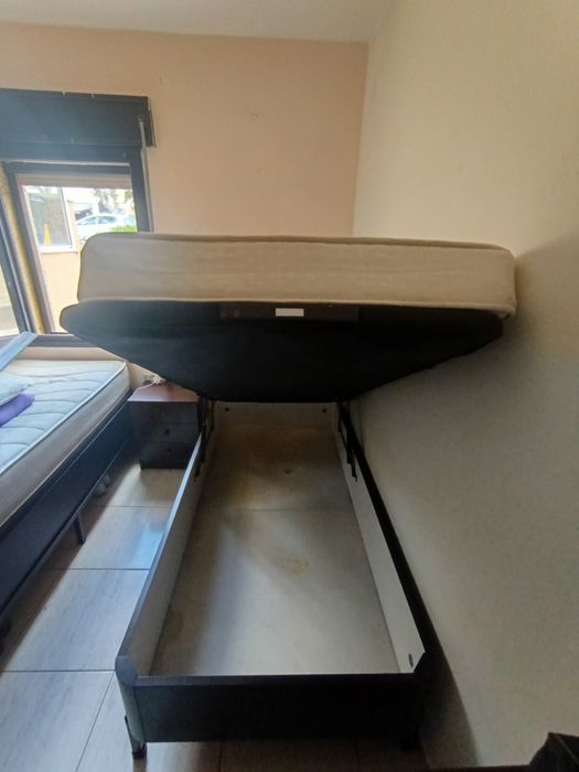 Cama Individual 190X090(com arrumação)