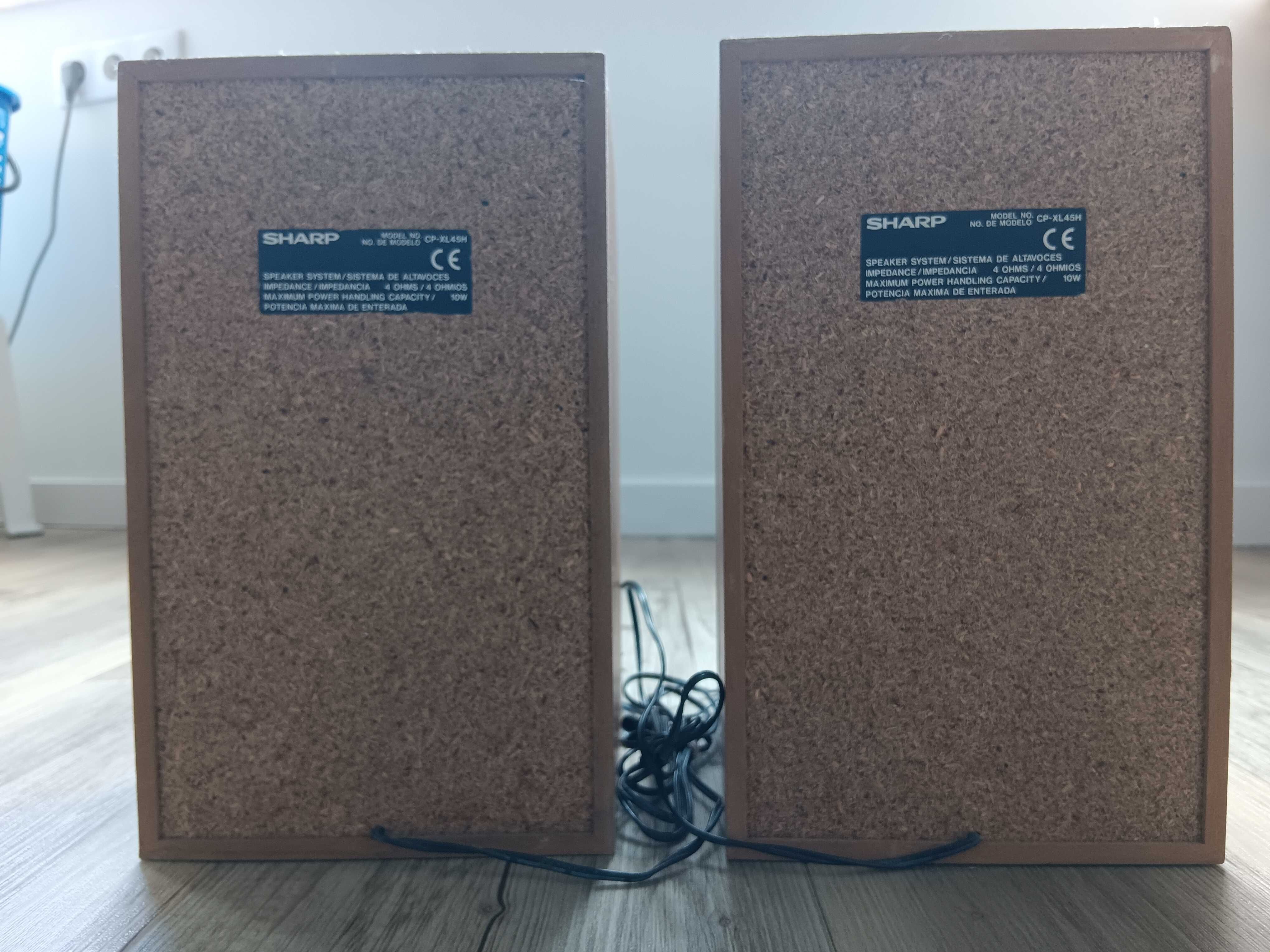 Colunas de som passivas micro-aparelhagem SHARP