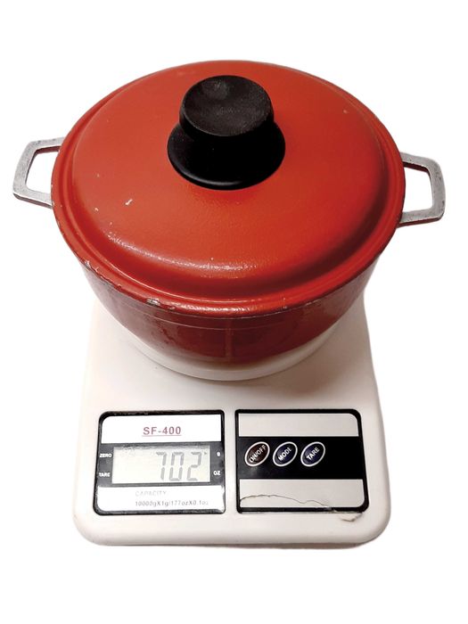 1.4 л Жаровня, кастрюля, винтажный казанок из толстого алюминия