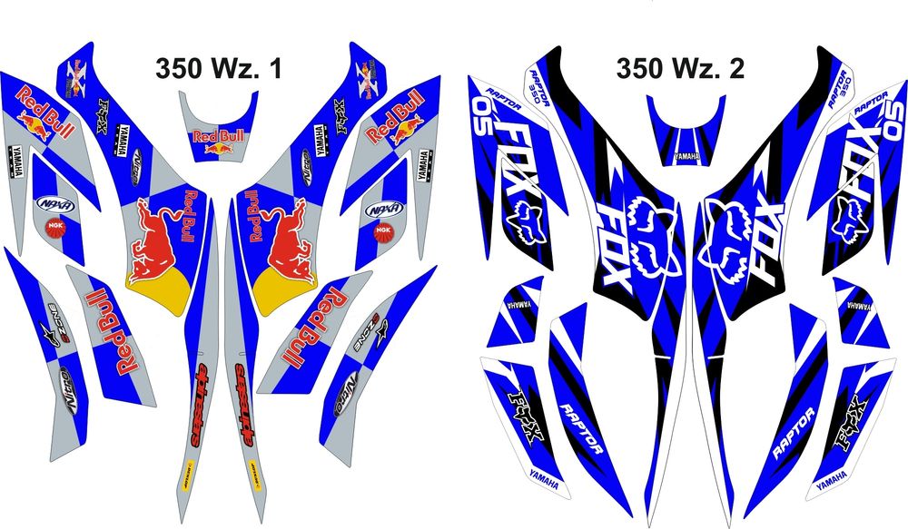 Naklejki Yamaha Raptor 350 700 okleina