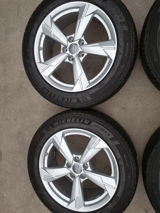 Koła Zimowe Alu z czujnikami 18" Audi A6 C8 4K 5x112 Oryginalne