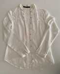 Blusa com renda da zara