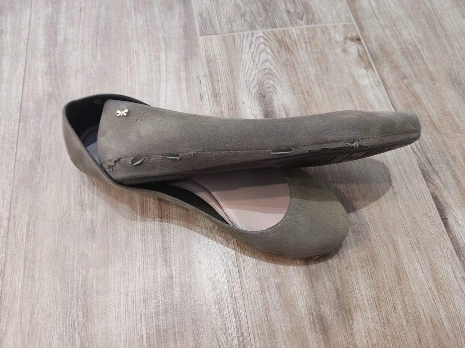Zaxy pop flocked gem 40 khaki/ciemny zielony
