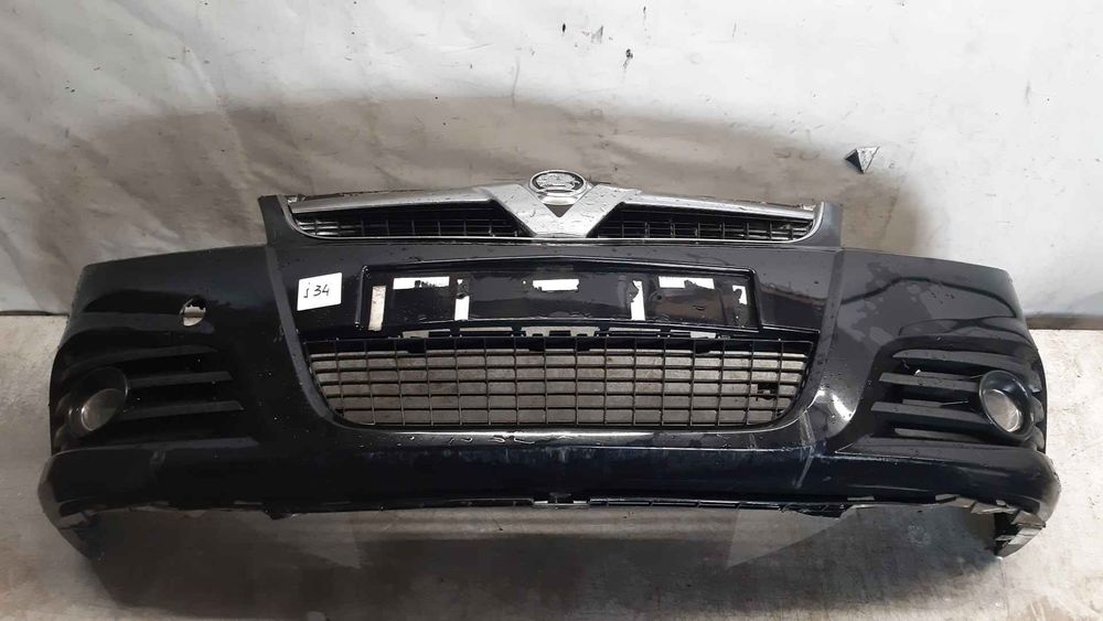 $ ZDERZAK PRZÓD PRZEDNI OPEL VECTRA C LIFT FL Z20R CZARNY HALOGENY