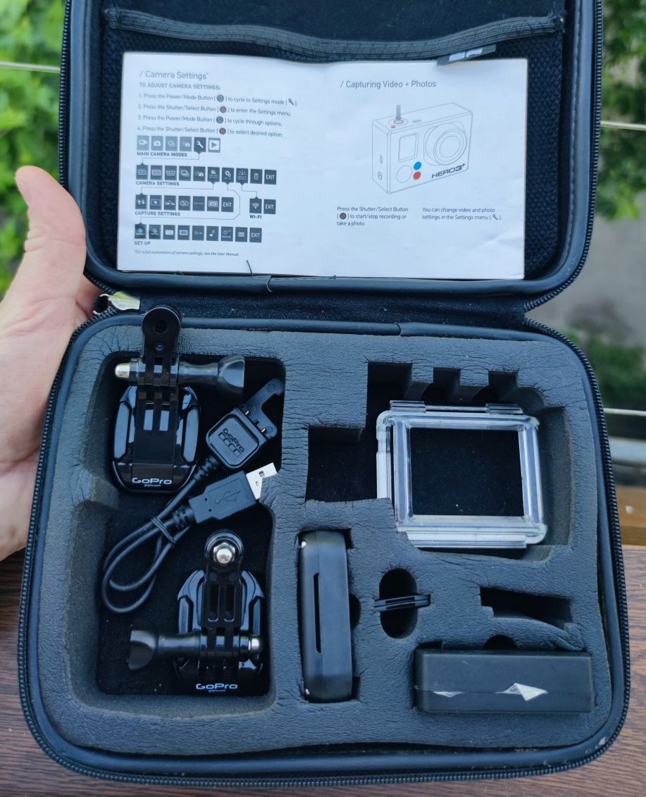 GoPro HERO3+ комплект та кейс